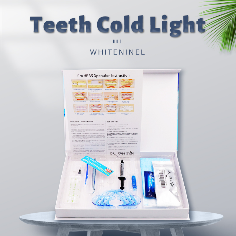 Teeth Whitening Bleaching Kit - Kit profissional de branqueamento de dentes,