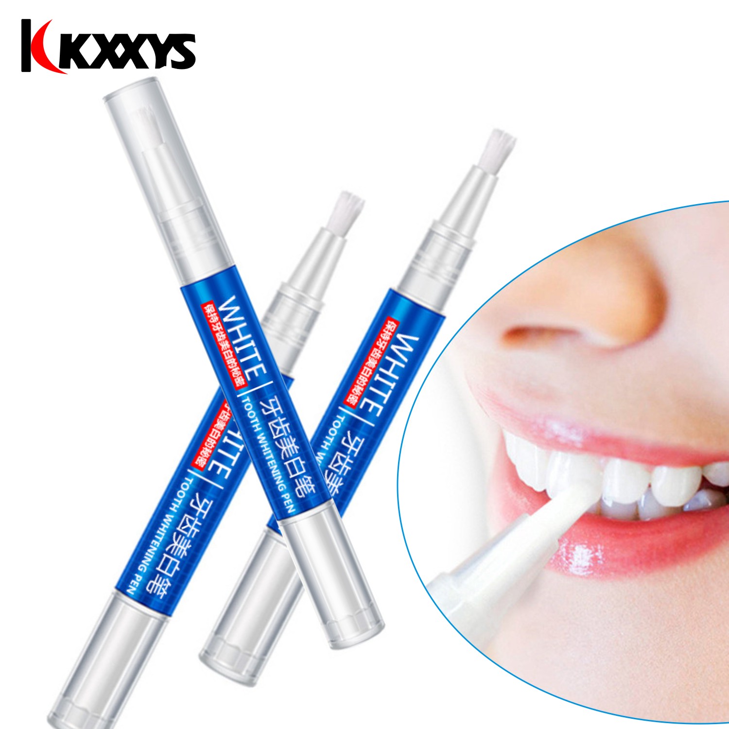 Teeth Whitening Bleaching Kit - 2 pçs * 3ml popular dentes