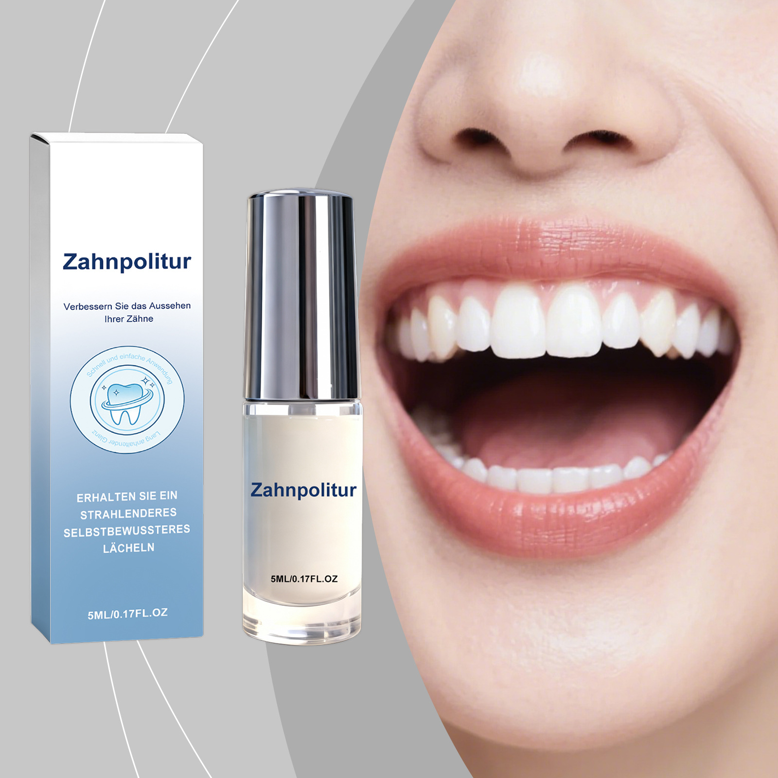 Teeth Whitening Xylitol - Polidor Dental de Xilitol: Clareamento Instantâneo,