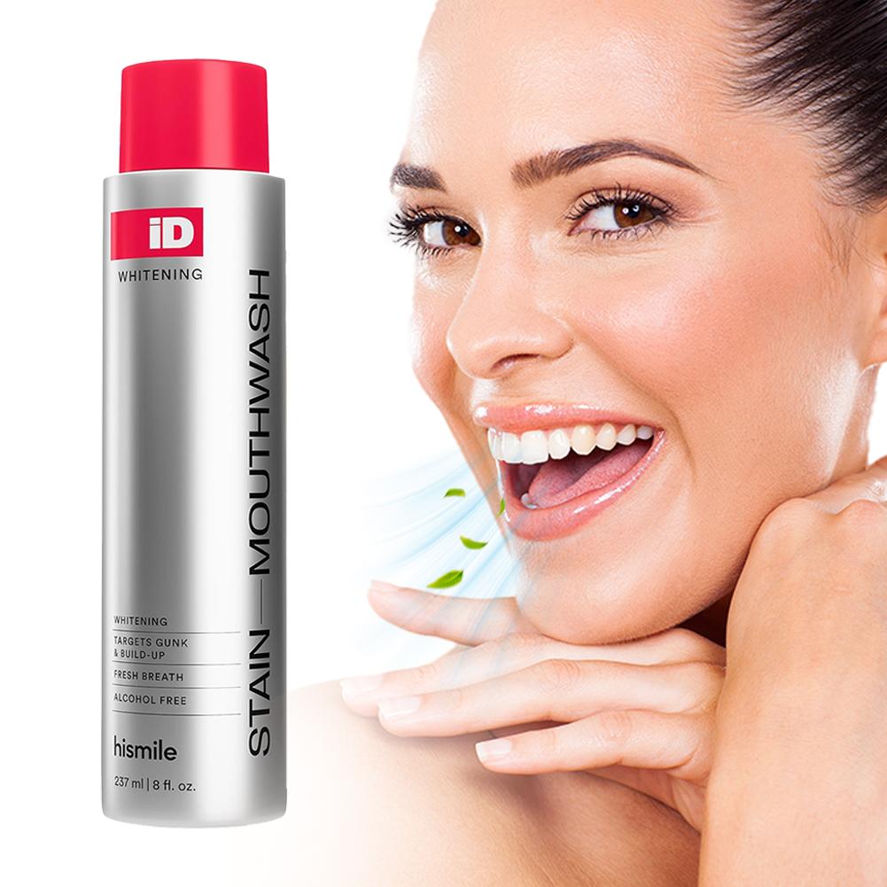 Teeth Whitening And Stain Removal - Hismile iD Enxaguante Bucal Sem Álcool
