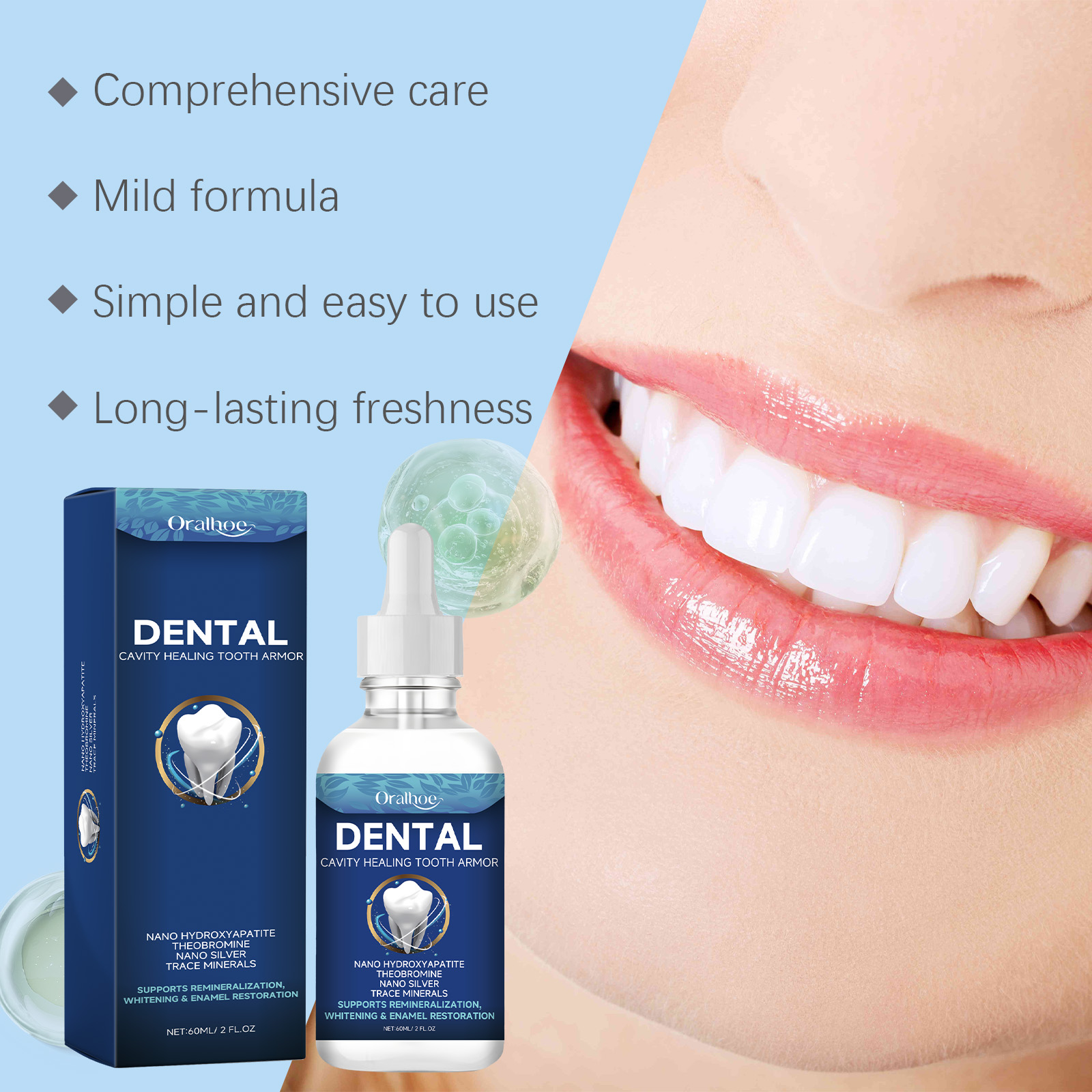 Sérum Líquido Clareador de Den - Teeth Whitening And Stain Removal avaliação e preço