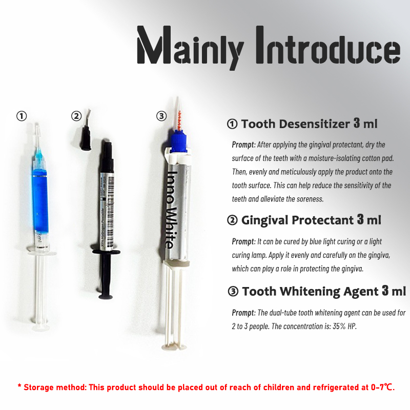 Kit profissional de branqueame - Teeth Whitening Bleaching Kit avaliação e preço