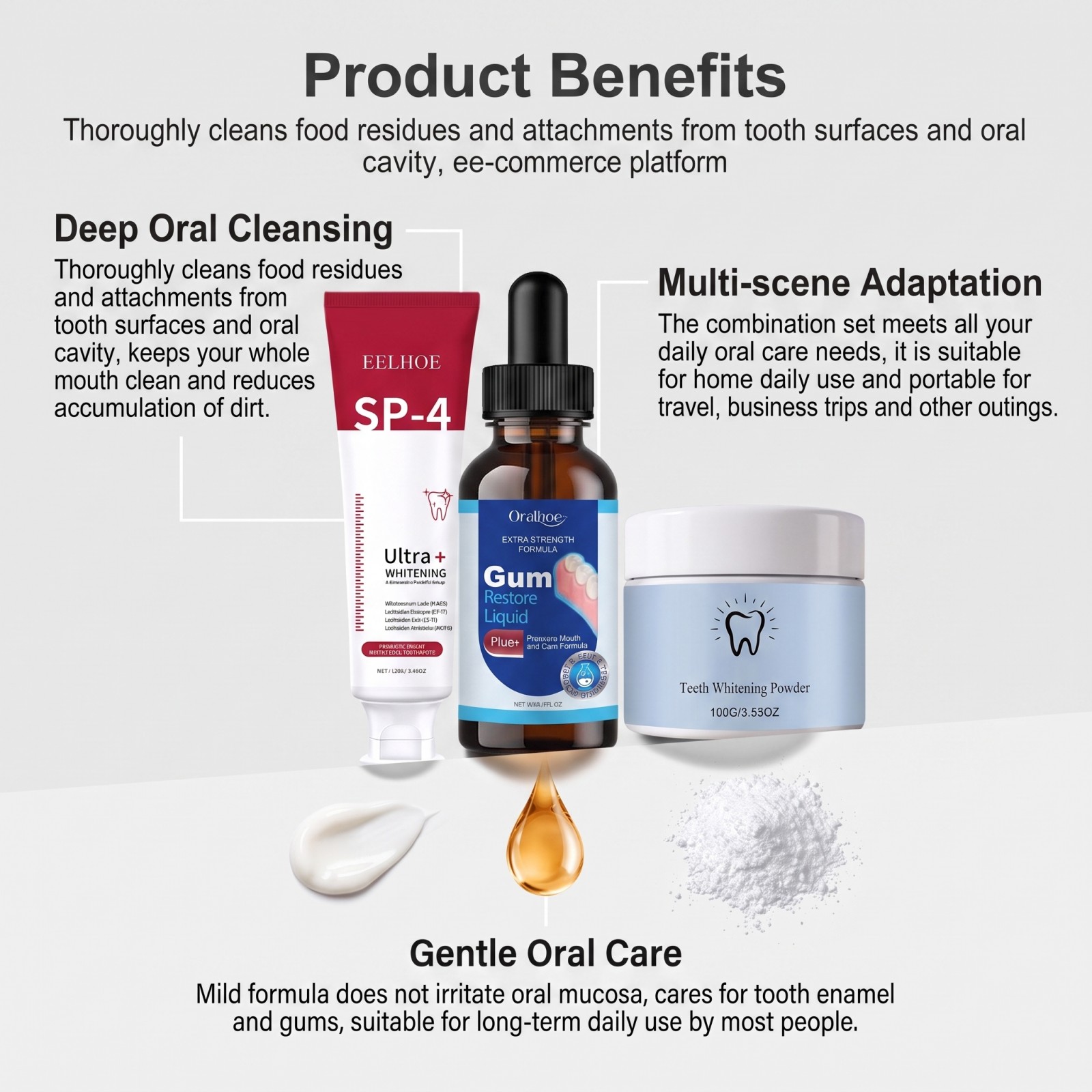 Kit de Cuidados Bucais: Pasta  - Teeth Whitening Lab avaliação e preço