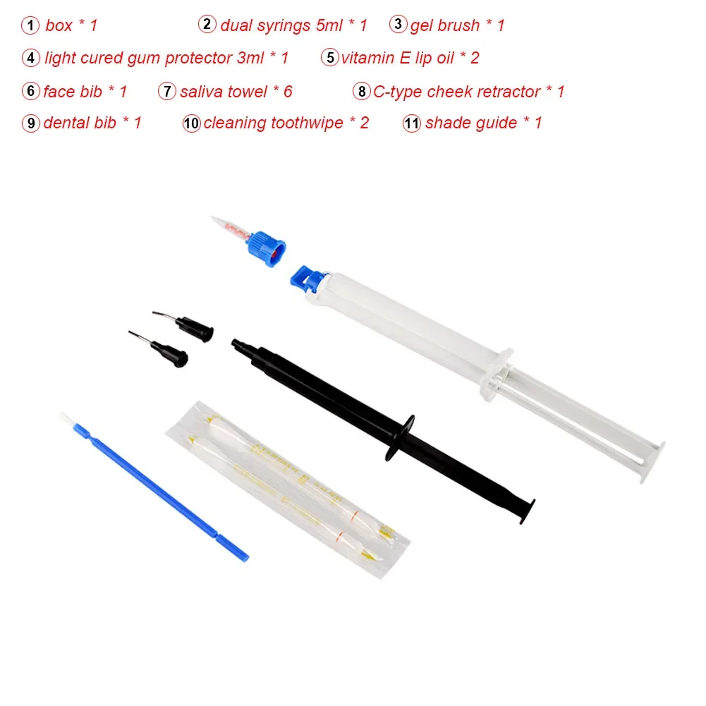 Kit de clareamento dental para - Teeth Whitening Bleaching Kit avaliação e preço