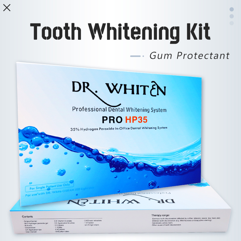 Kit profissional de clareament - Teeth Whitening Bleaching Kit avaliação e preço
