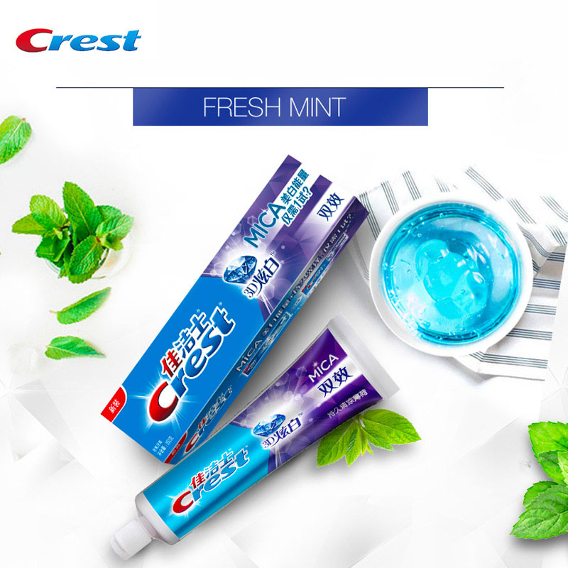 Crest 3d mica creme dental flu - Teeth Whitening Effective avaliação e preço