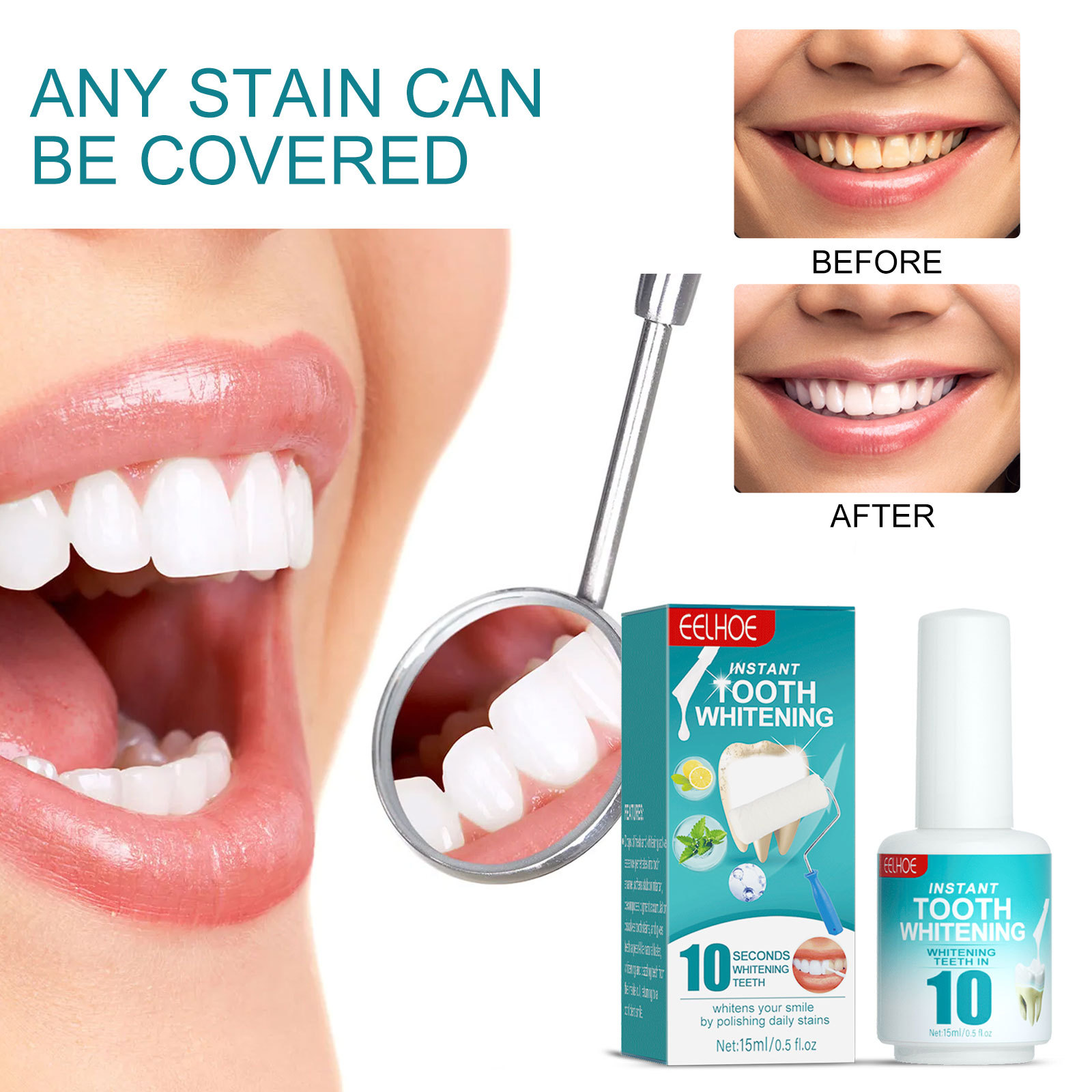 Tinta Clareadora Dental que Re - Teeth Whitening Effective avaliação e preço