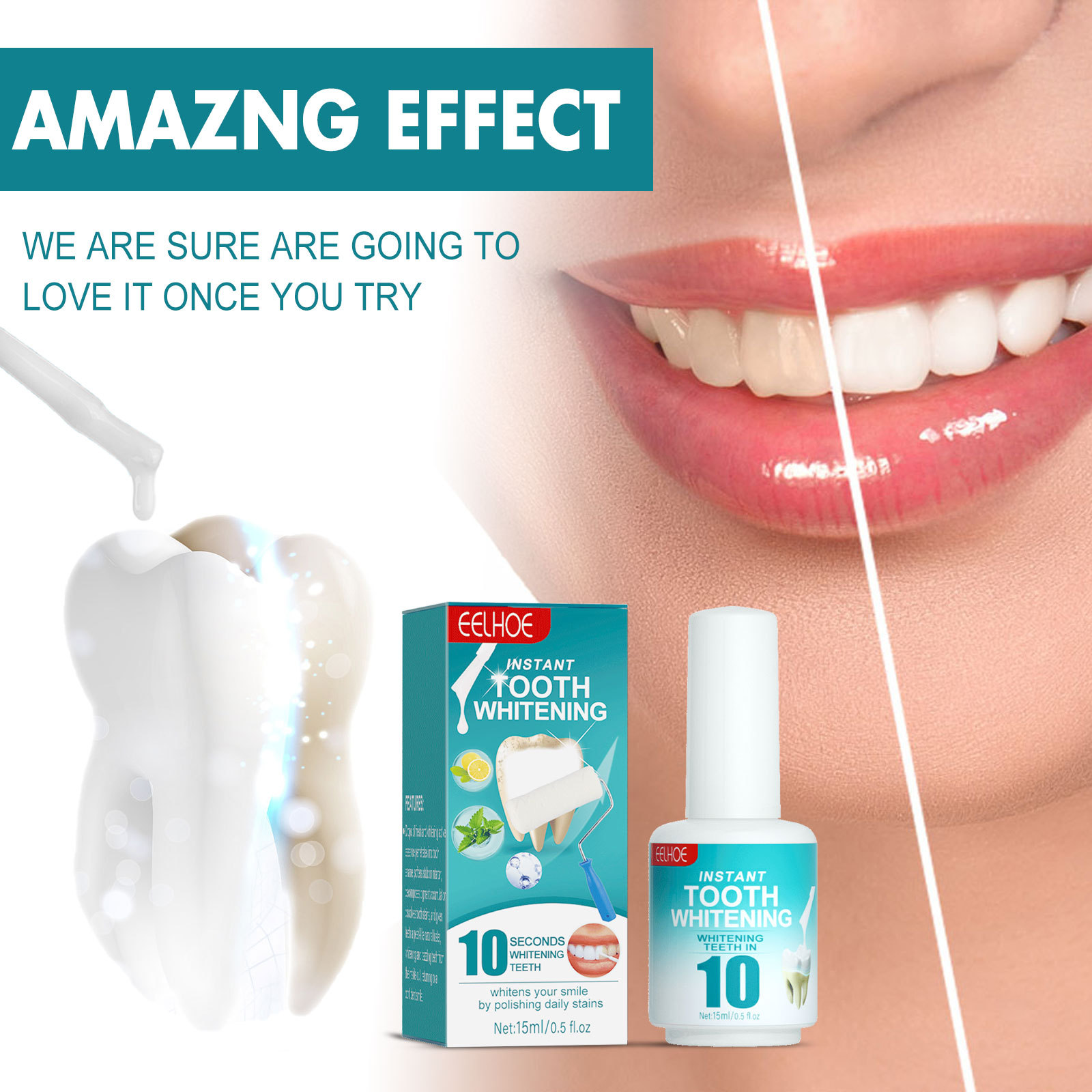 Tinta Clareadora Dental que Re - Teeth Whitening Effective avaliação e preço